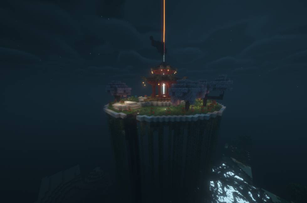 Minecraft Lighthouse Scene